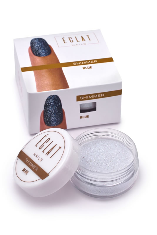 Éclat Nails Shimmer Blue
